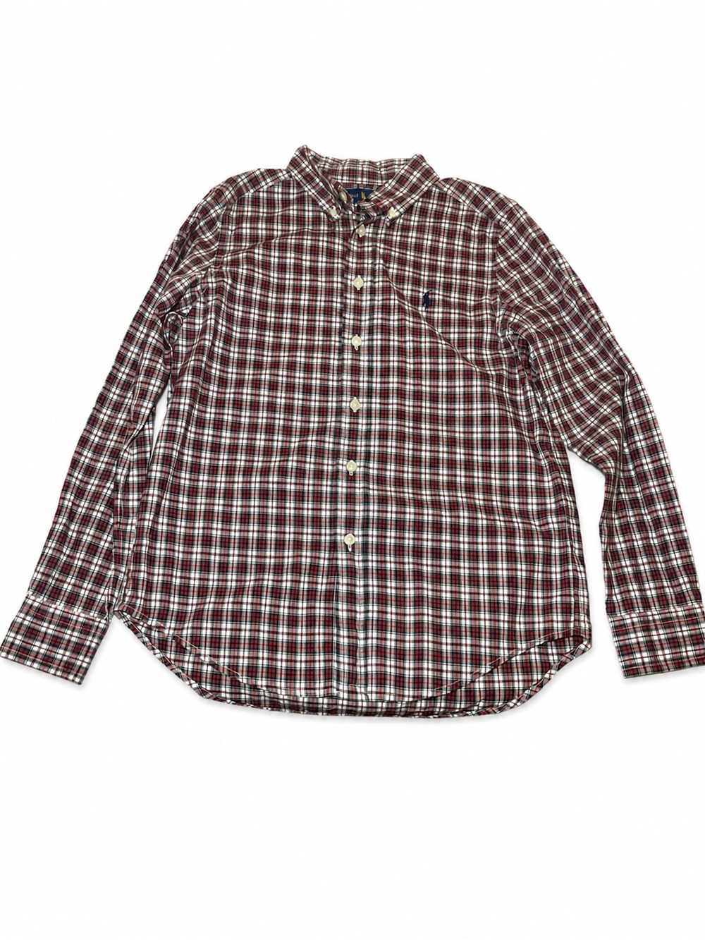 Polo by Ralph Lauren Boy’s Red Plaid Button-Down Shirt